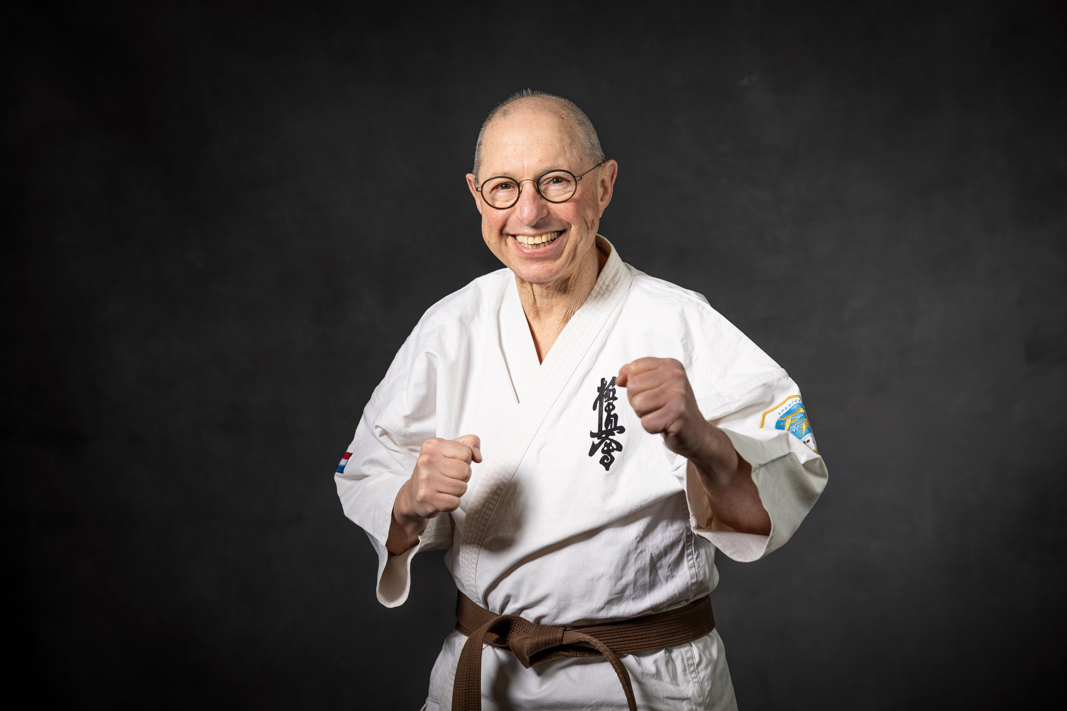 Marcel in karatepak